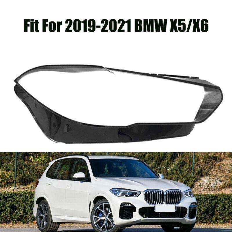 Fit For 2019-2021 BMW X5/X6 Headlight Headlamp Clear Lens Right Cover