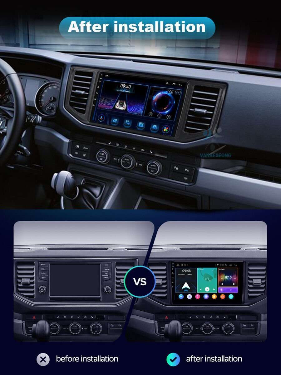 10.1" Car Radio For MAN TGE 2016-2020 Bluetooth GPS Head Unit DSP WIFI Sat Navi