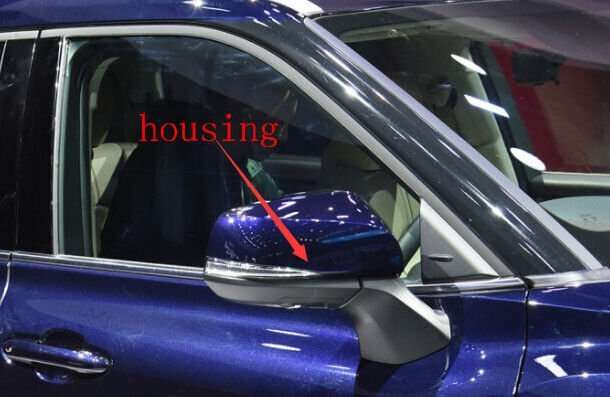 Side View Mirror Housing Part Blue Right For 22-23 Toyota Highlander UA7 SUV