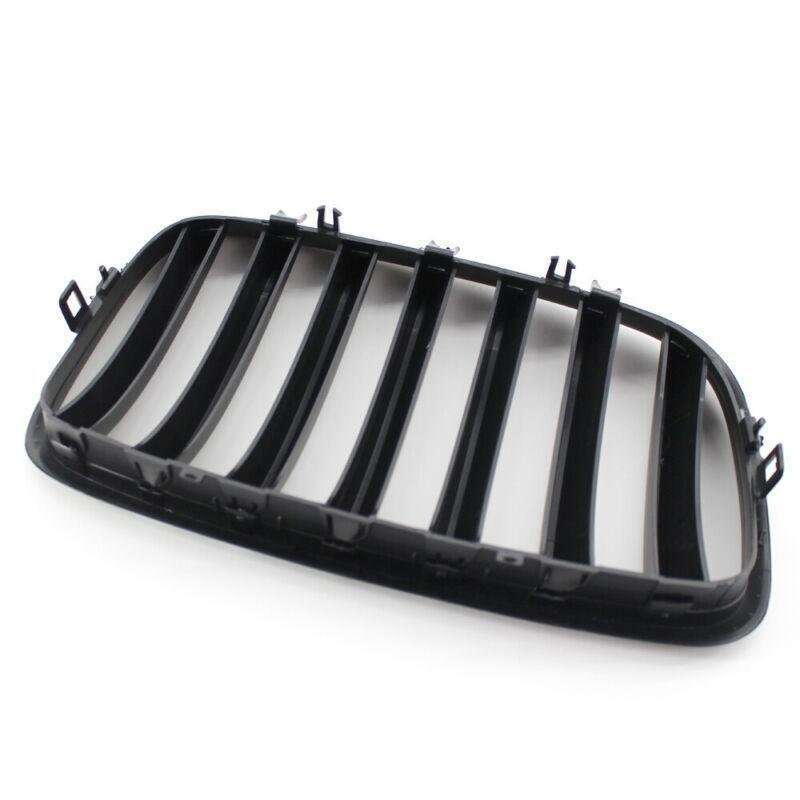 Pair of Matte Black Front Bumper Kidney Grille Fit For BMW E70 X5 E71 X6 07-14
