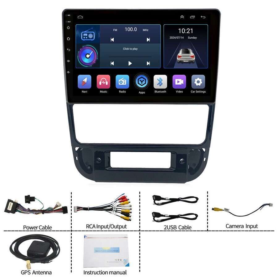 9" Android 13 Car Stereo Bluetooth DAB Radio GPS Navi for Peugeot 406 1999-2004