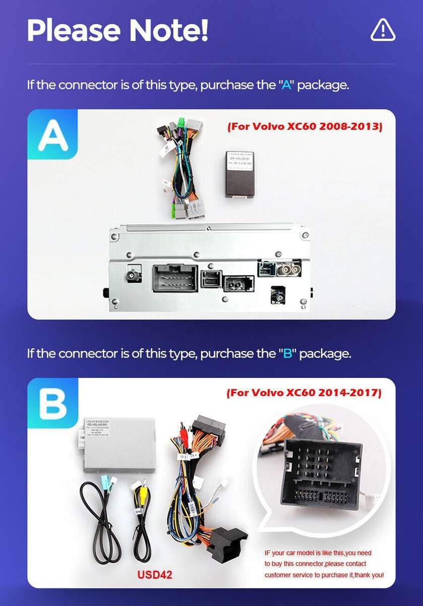 9" Android Autoradio DAB+ CarPlay GPS Navigation BT DSP For Volvo XC60 2008-2017