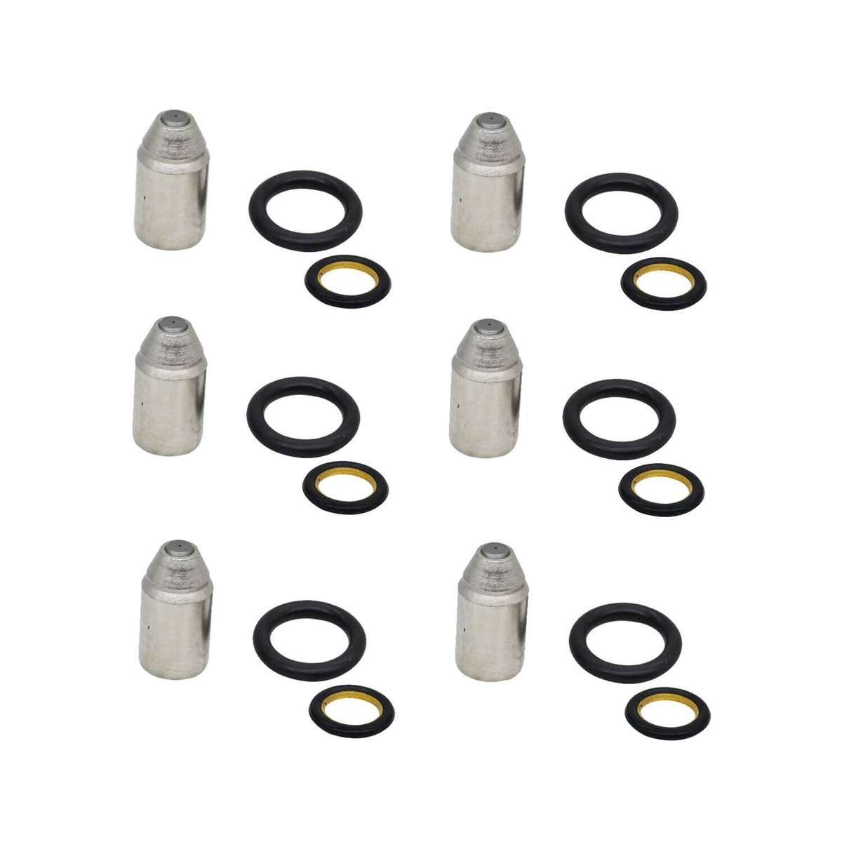 6pcs Fuel Injector Nozzle 8N4697 5M4086 9F0160 Compatible Caterpillar 3304 3306