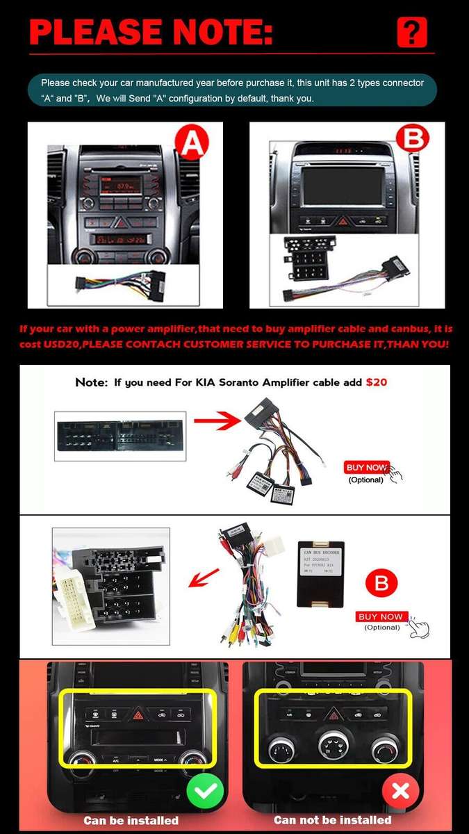 9"For Kia Sorento 2 2009-2012 Android Auto Radio Navigation GPS BT DAB+