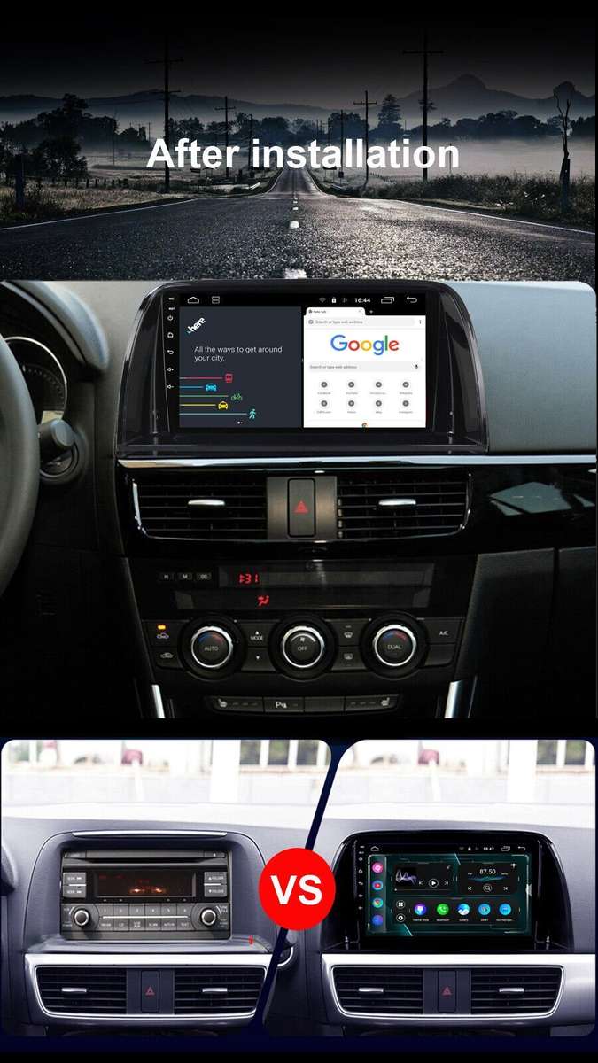 9" Android Autoradio CarPlay GPS Navigation DAB+DSP BT For MAZDA CX-5 2012-2015