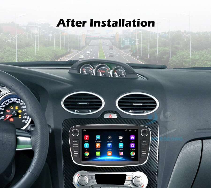 7" Android 12 DAB+ Radio Head Unit Car Multimedia GPS For Ford C-Max S-Max 08-11