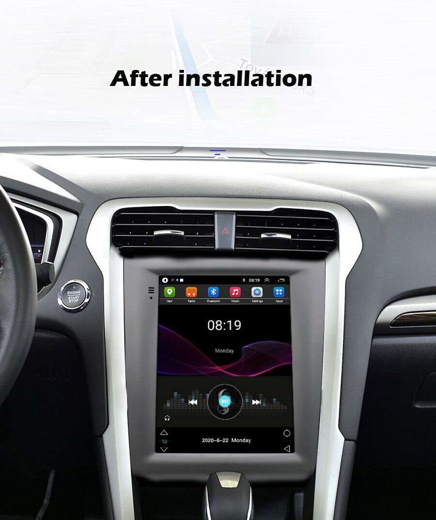 9.7" Android Auto CarPlay Autoradio Navigation GPS For Ford Mondeo V 2013-2018