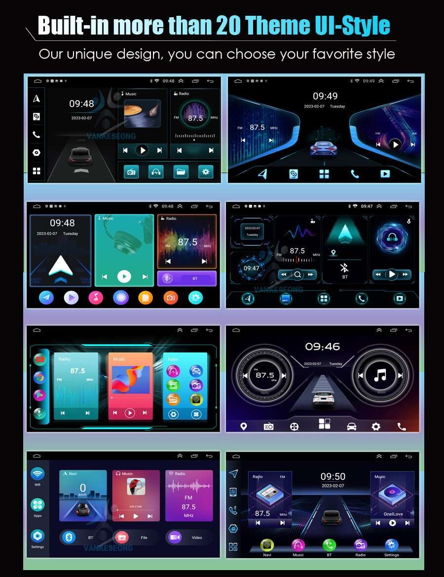 For Honda Jazz 2007-2014 10.1" Car Radio Head Unit Sat Navi Wifi Android 11 GPS