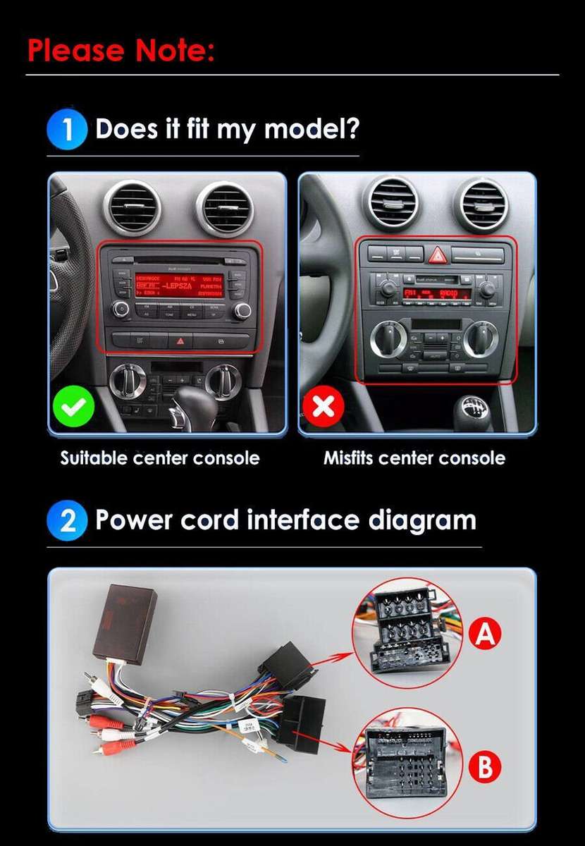 for Audi A3 S3 RS3 2003-2011 Android Car Stereo DAB+Radio GPS Sat Nav BT DSP OBD