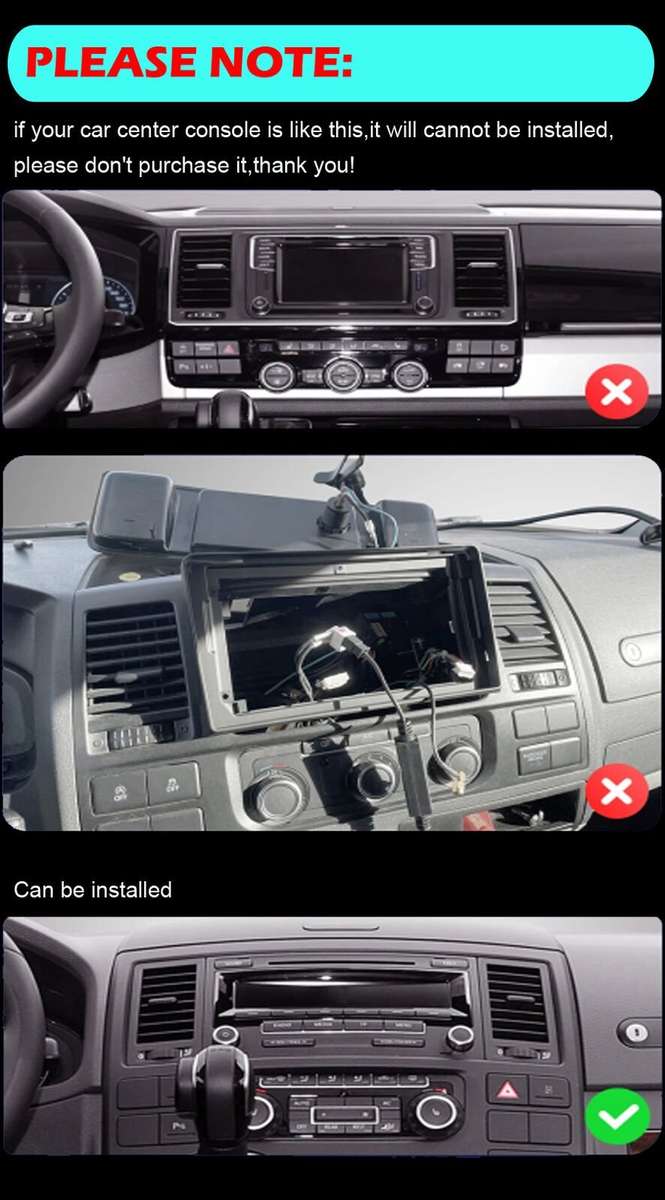 For 2003-2015 VW Multivan T5 Navigation GPS Autoradio BT DSP DAB Android 12 64GB