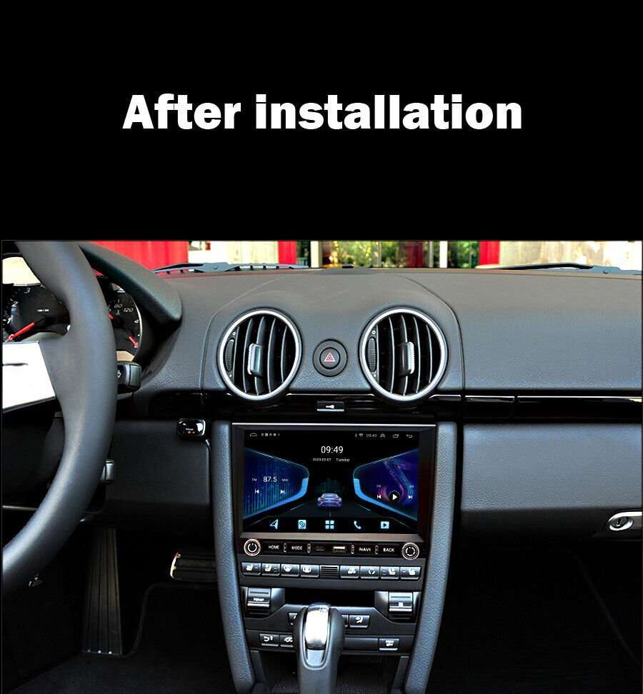 Android Auto Radio GPS Navigation For Porsche 911 997 2005-2008 Schwarz