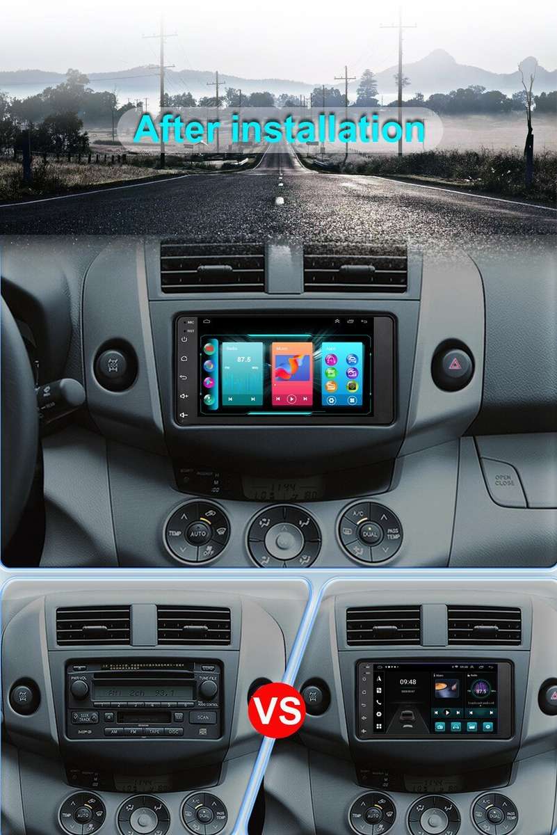 Android12 Car Stereo DAB Radio DSP GPS SatNav For Toyota 4 Runner Previa Corolla