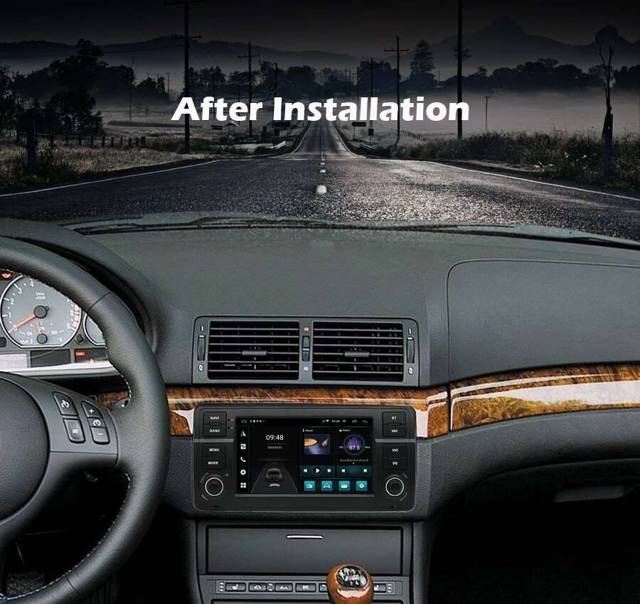 7" Android CarPlay GPS BT DAB Autoradio Navigation For BMW 3er E46 316i 320d 330