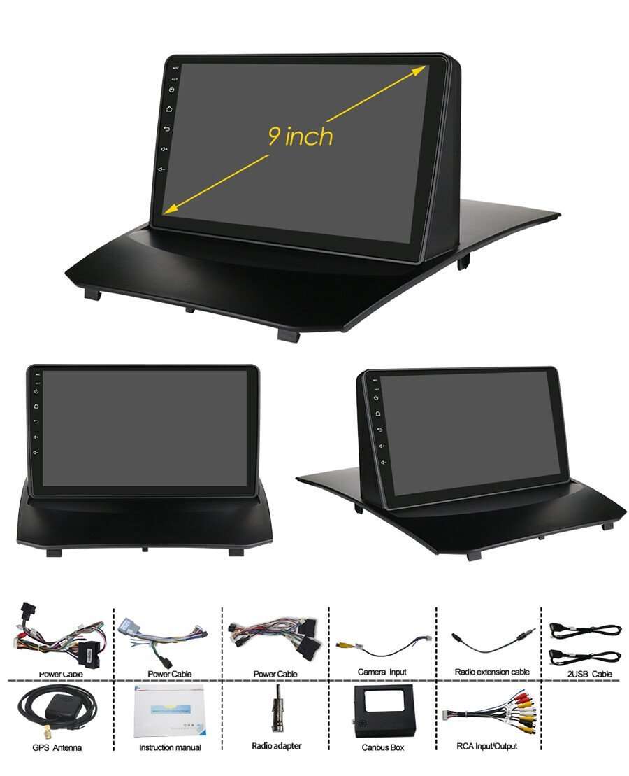 9" Touchscreen DAB+ Autoradio For Ford Fiesta 2009-2017 Navigation GPS DSP Wifi