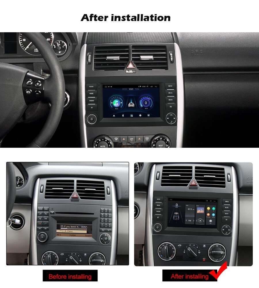 7"Touch Screen Android Head Unit GPS Radio For Mercedes Sprinter Viano Vito W639