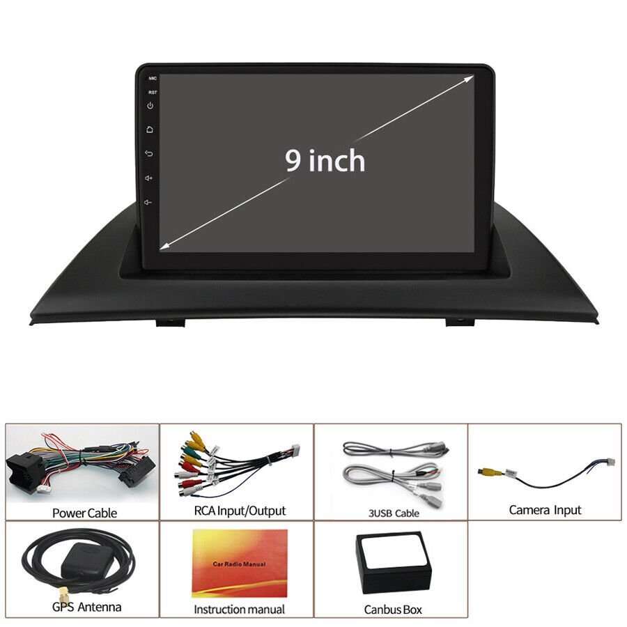 Touchscreen Navigation GPS Android Autoradio BT DAB DSP For BMW X3 E83 2003-2010