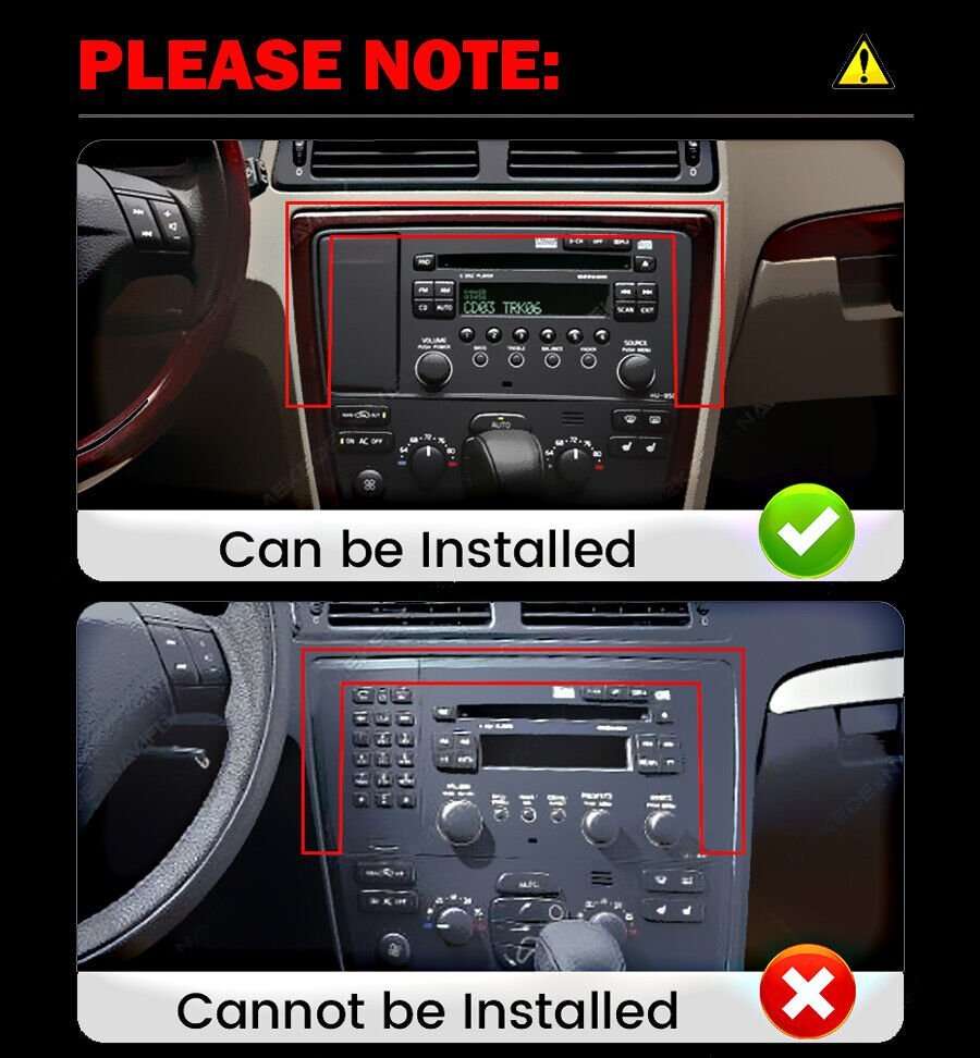 For Volvo XC70 V70 S60 2004-2007 Android Auto Radio Navigation BT DAB+