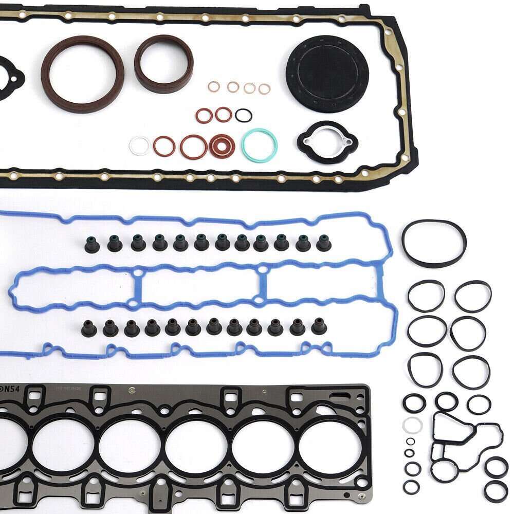 N54B30 3.0L Engine Gasket Seal Kit + Head Bolt For BMW 335i 135i E60 E90 E92 E89