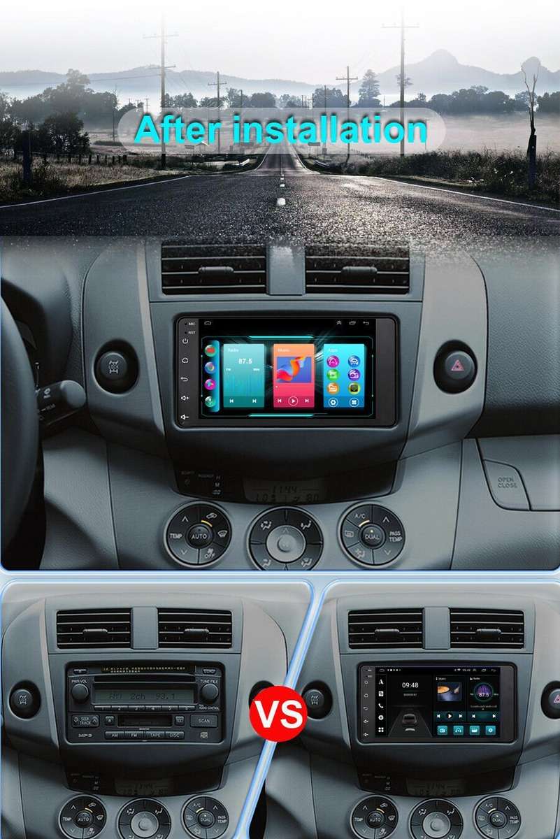 7" GPS Navigation For Toyota Land Cruiser Prado 150 Prius RAV4 Android Autoradio
