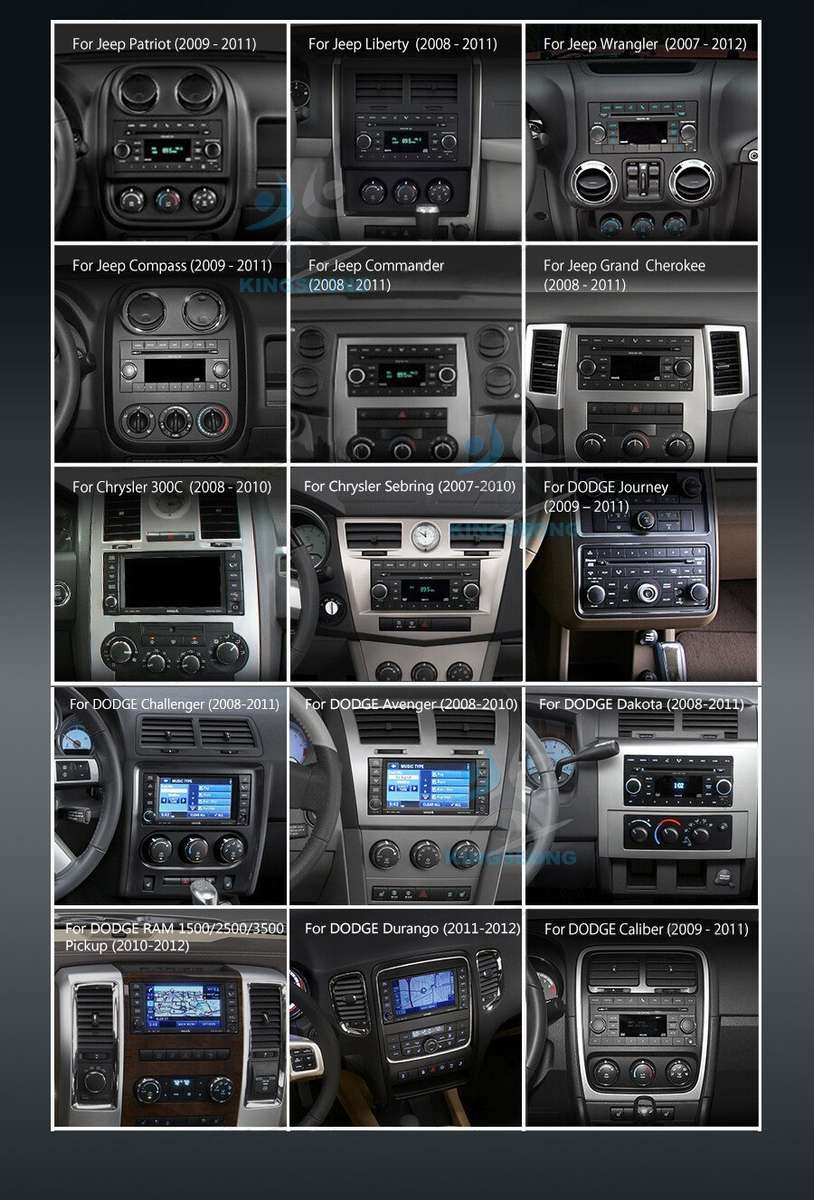 10.1" Android 12 CarPlay GPS Auto radio For Chrysler 300C Sebring Aspen 2008-2010