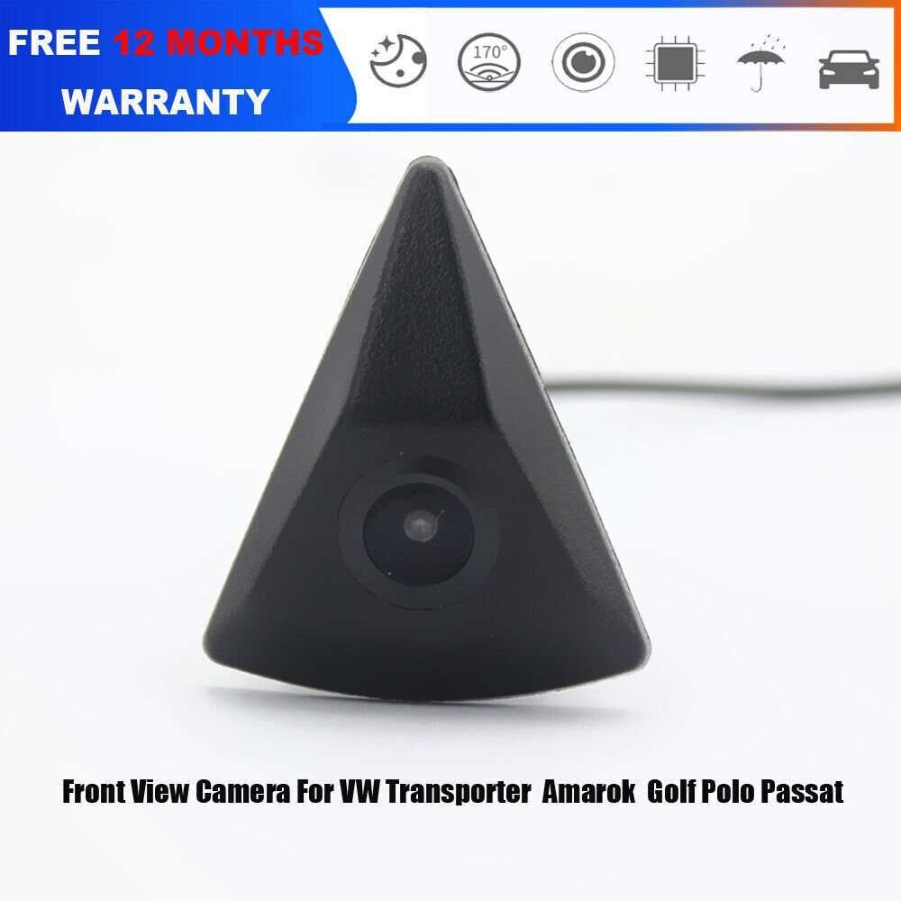 Front View Camera For VW Sharan Amarok Crafter EOS Polo Screw Fit Badge Emblem