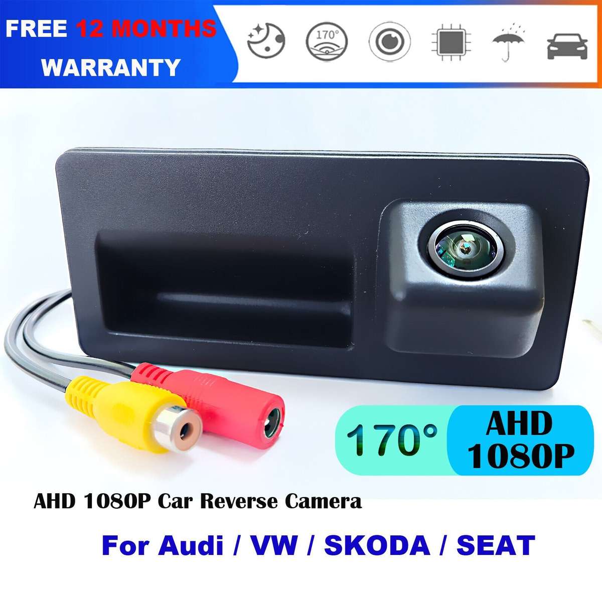 Car Reversing Camera AHD 1080P For Audi A4 B8 Porsche Cayenne MK2 Parking Camera