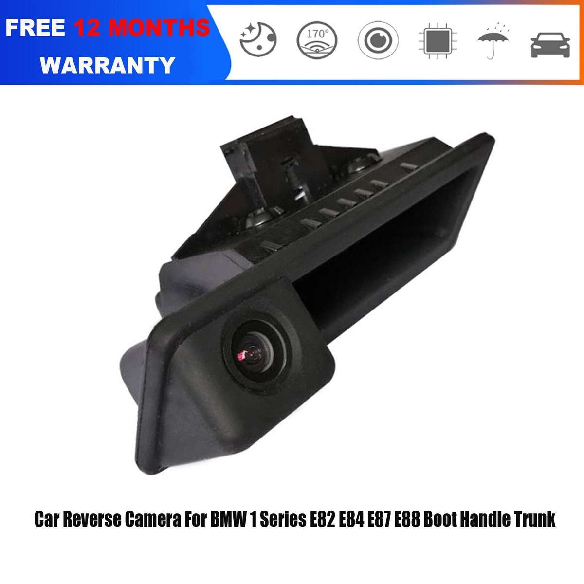 Rear View Camera For BMW 1 Series E81 E82 E87 E88 3 Series E90 E91 E92 E93 X1 E84
