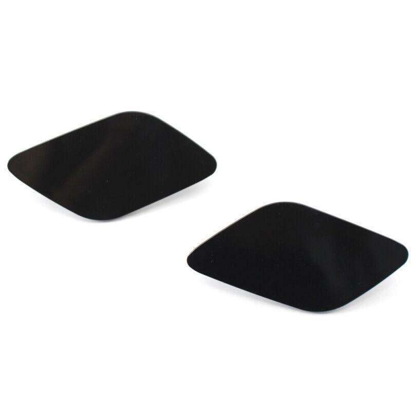Pair of Front L+R Primed Headlight Washer Cover Cap Lid For VOLVO XC60 2014-17