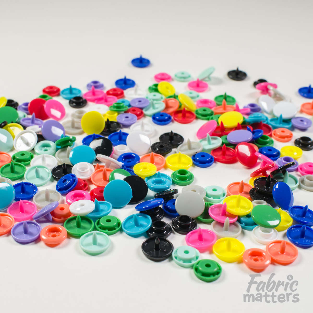 T5 (12.4 mm) Plastic Snaps (Full Sets) - 500