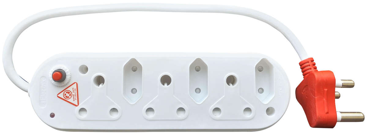 Acconet 6 Way Multiplug with 3x 16A SA and 3x 5A 2 Pin Sockets