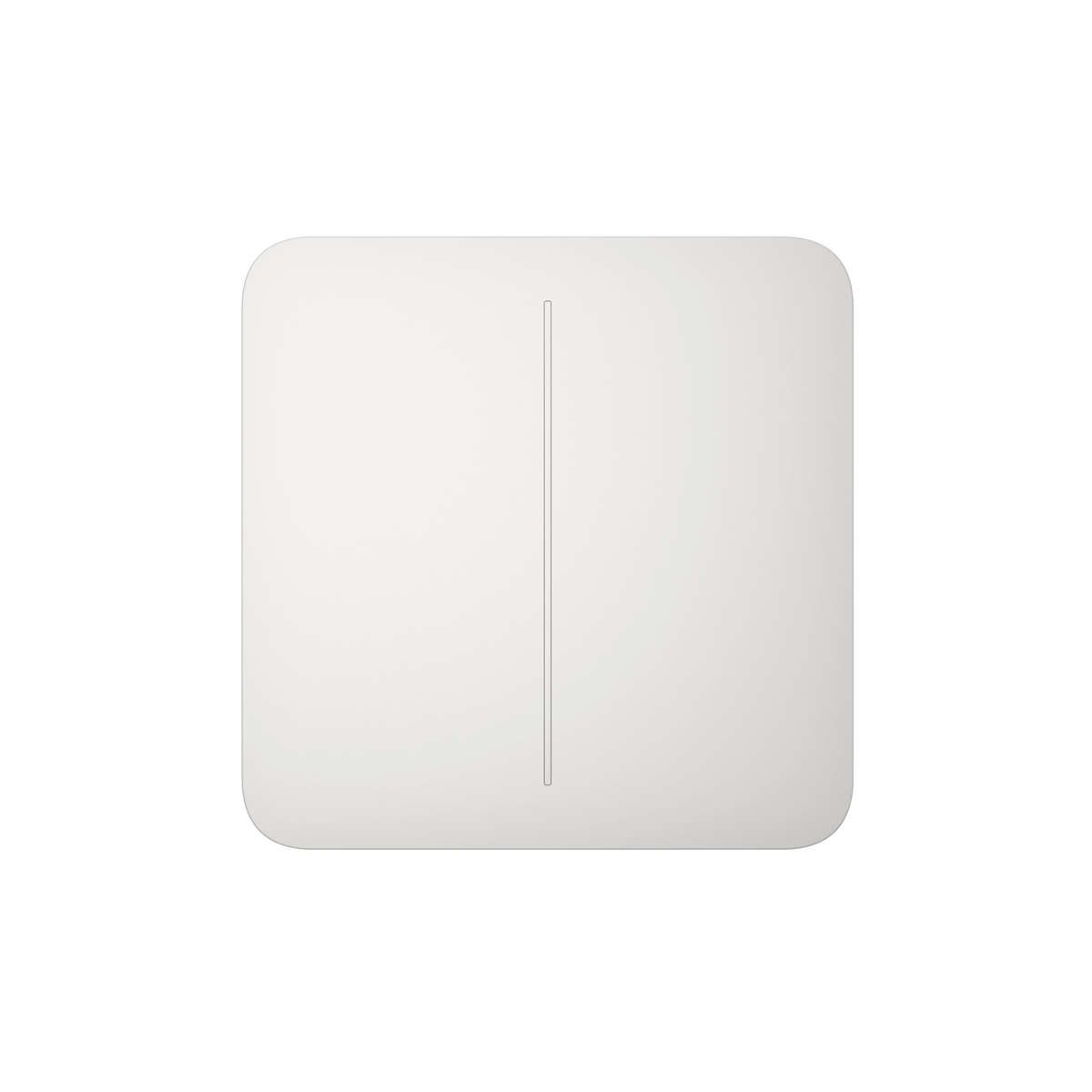 AJAX - White SoloButton 2-GANG