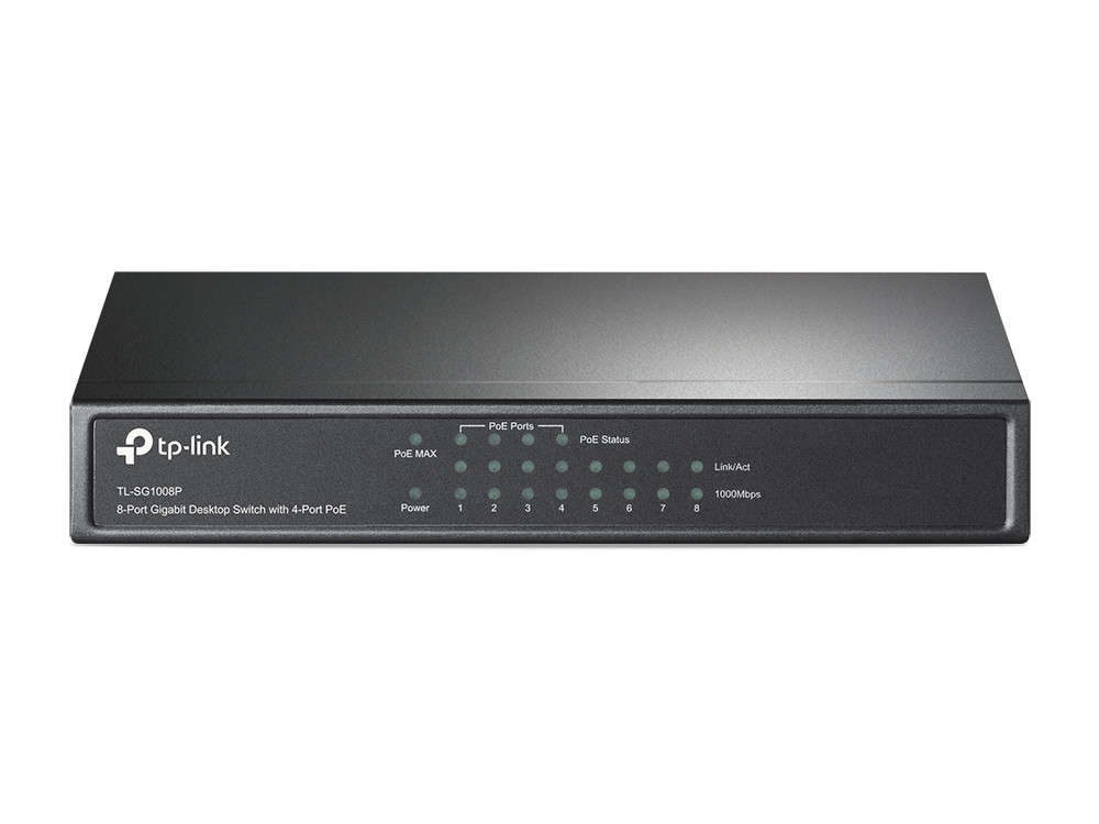 Tp-Link 8-Port Gigabit Poe Desktop Switch