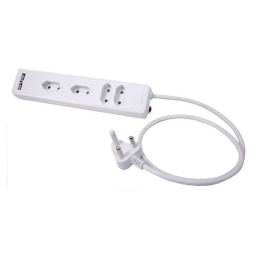 Ellies 4 Way Multi-Plug 4xEuro Sockets, 2x USB Soc