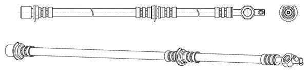 Toyota Corolla/Conquest Front Brake Hose