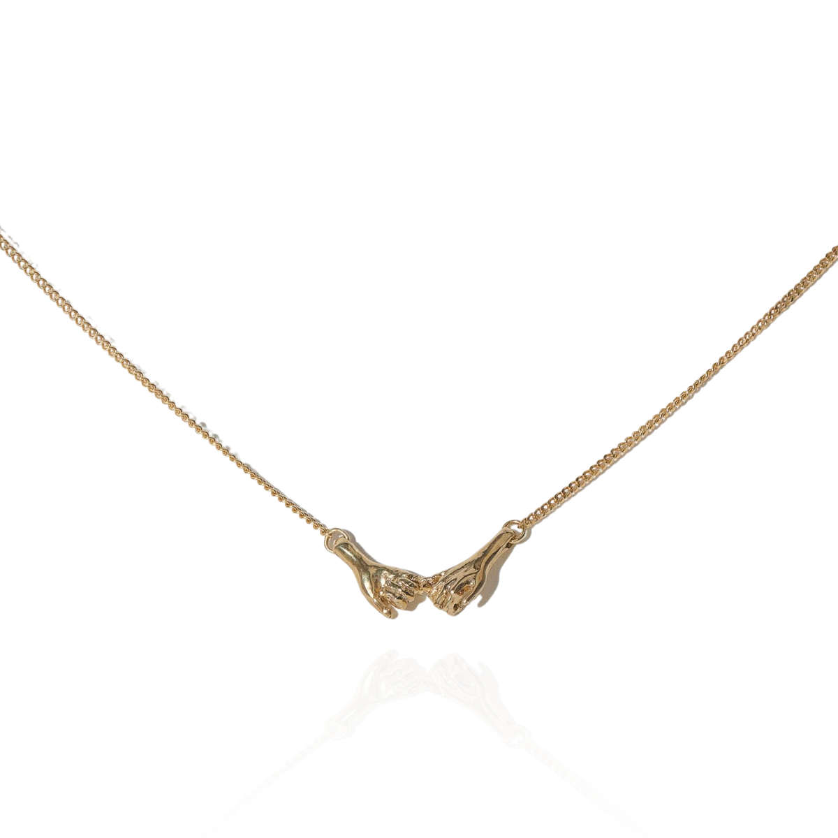 Gold Pinky Promise Necklace
