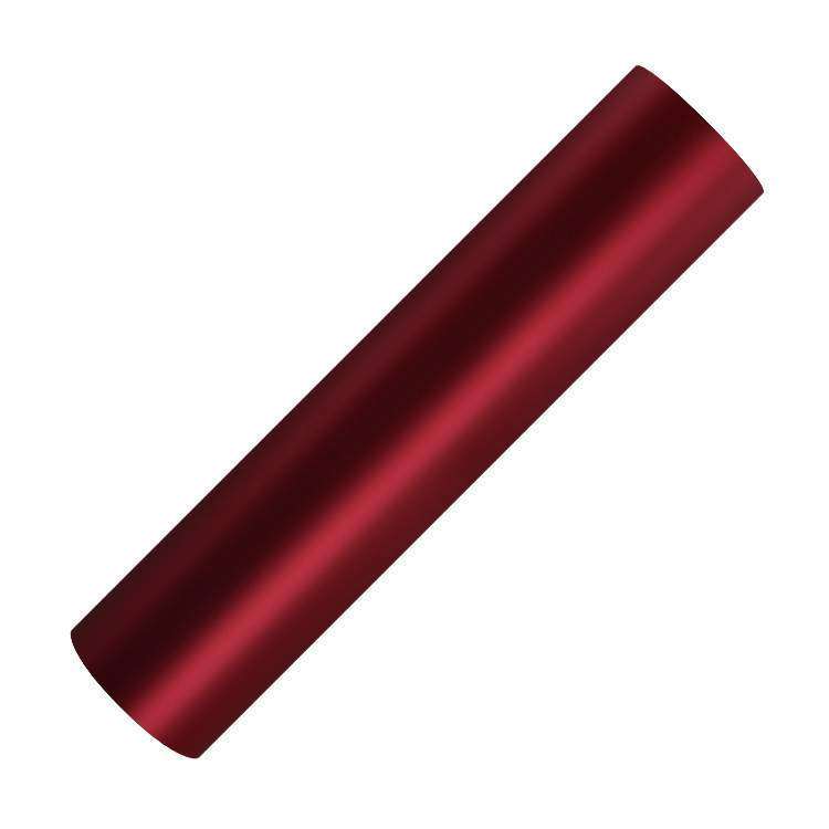 Matte Chrome self adhesive craft sticker vinyl - Red