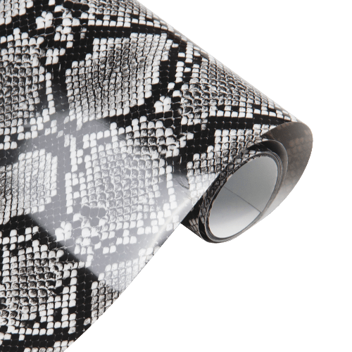 Snake Pattern FlexVinyl - Black & White