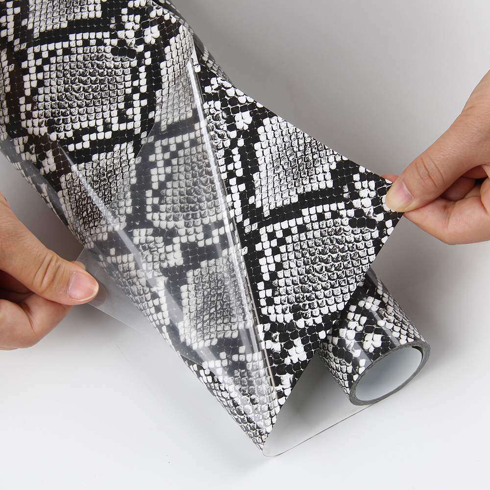 Snake Pattern FlexVinyl - Black & White