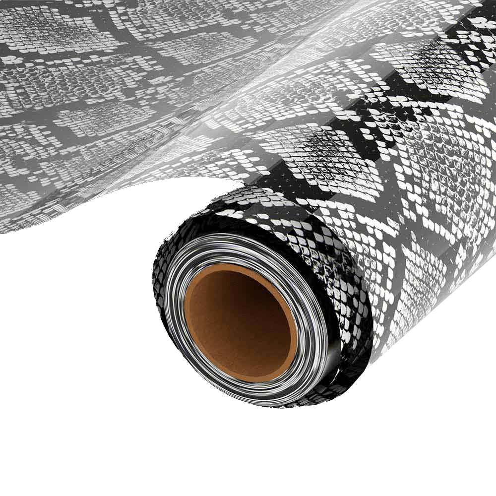 Snake Pattern FlexVinyl - Black & White