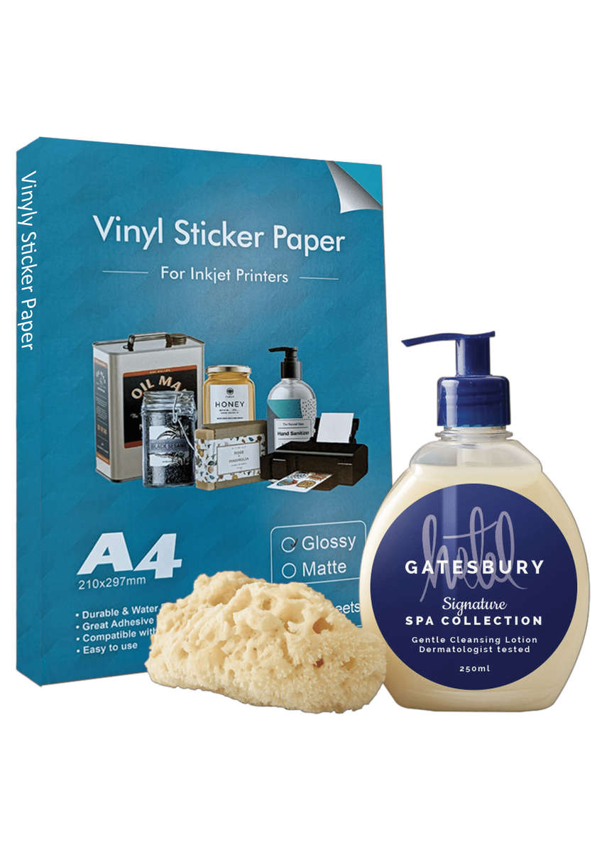 PP Glossy Printable Sticky vinyl (Inkjet)