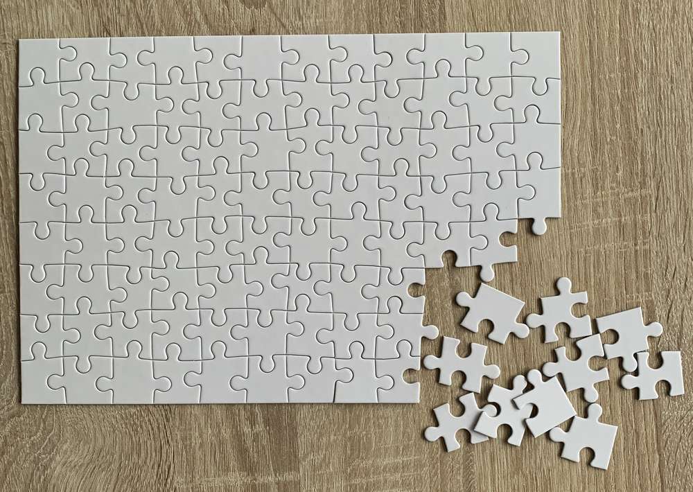 Hard Puzzle, White Surface