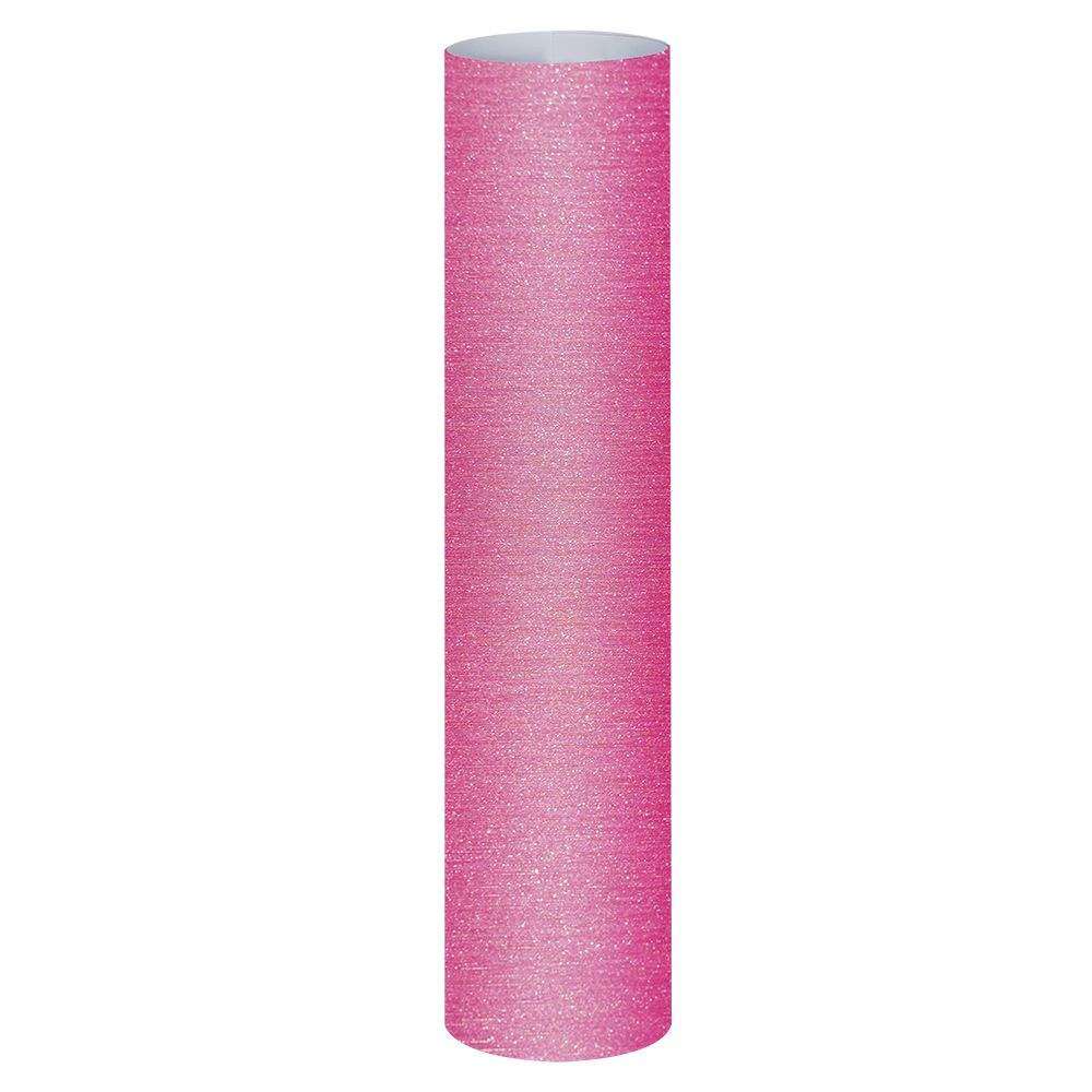 Brushed Glitter Adhesive Vinyl - Rose Red