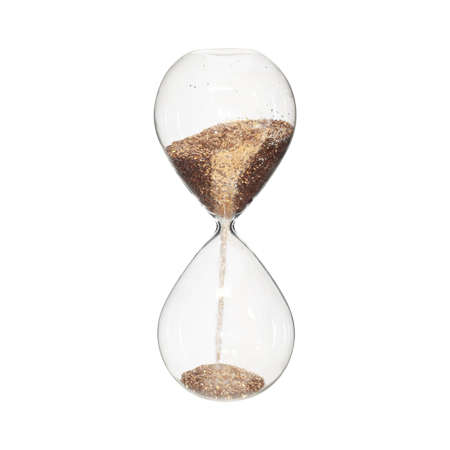 Gold Glitter Hourglass 24cm