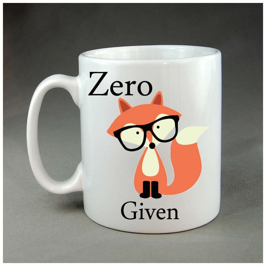 zero fox given coffee mug - 0.31kg