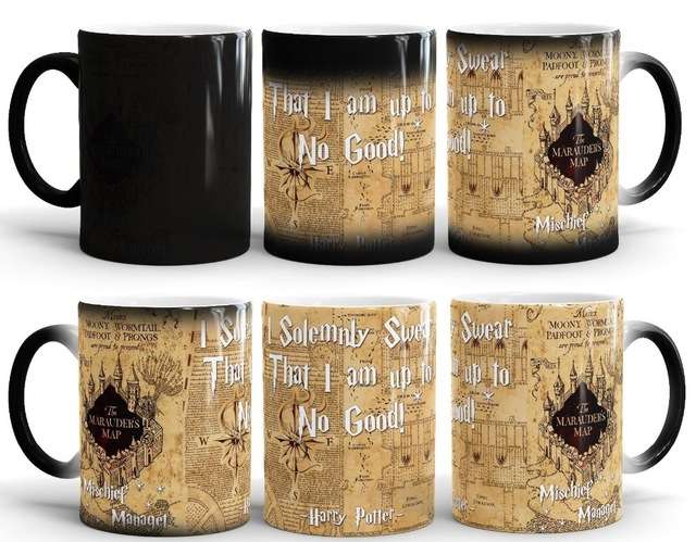 Harry Potter Marauders map magic mug - 0.09kg