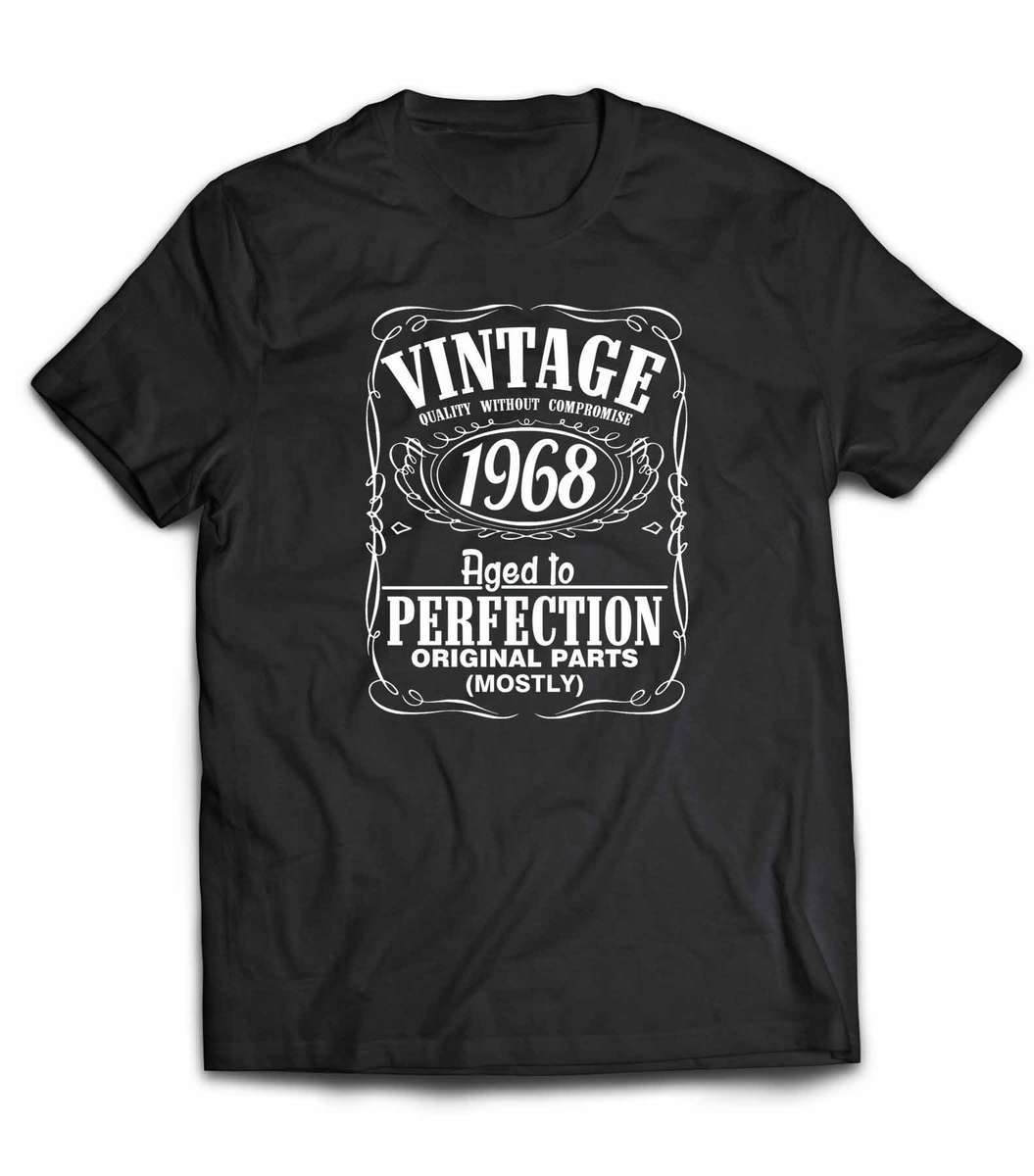 Vintage 1968 Aged to perfection 50th birthday cotton T-Shirt - Medium 0.08kg