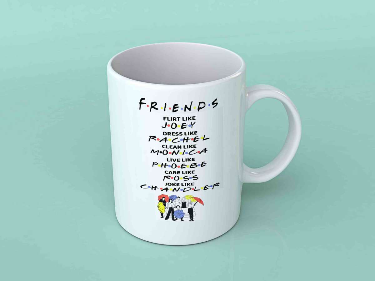 Friends flirt like Joey coffee mug - Magic mug