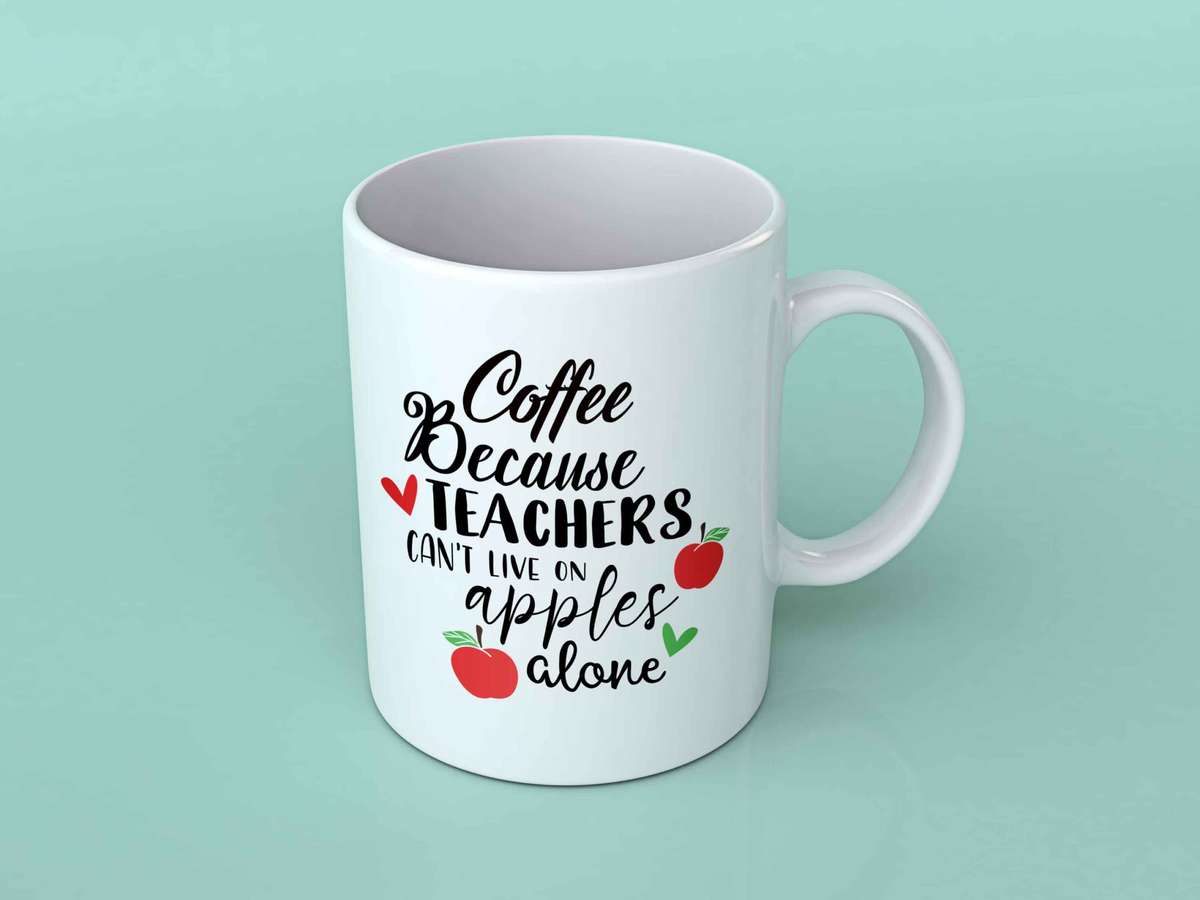 Coffee because teachers coffee mug - Std mug | jumbo mug | Magic mug