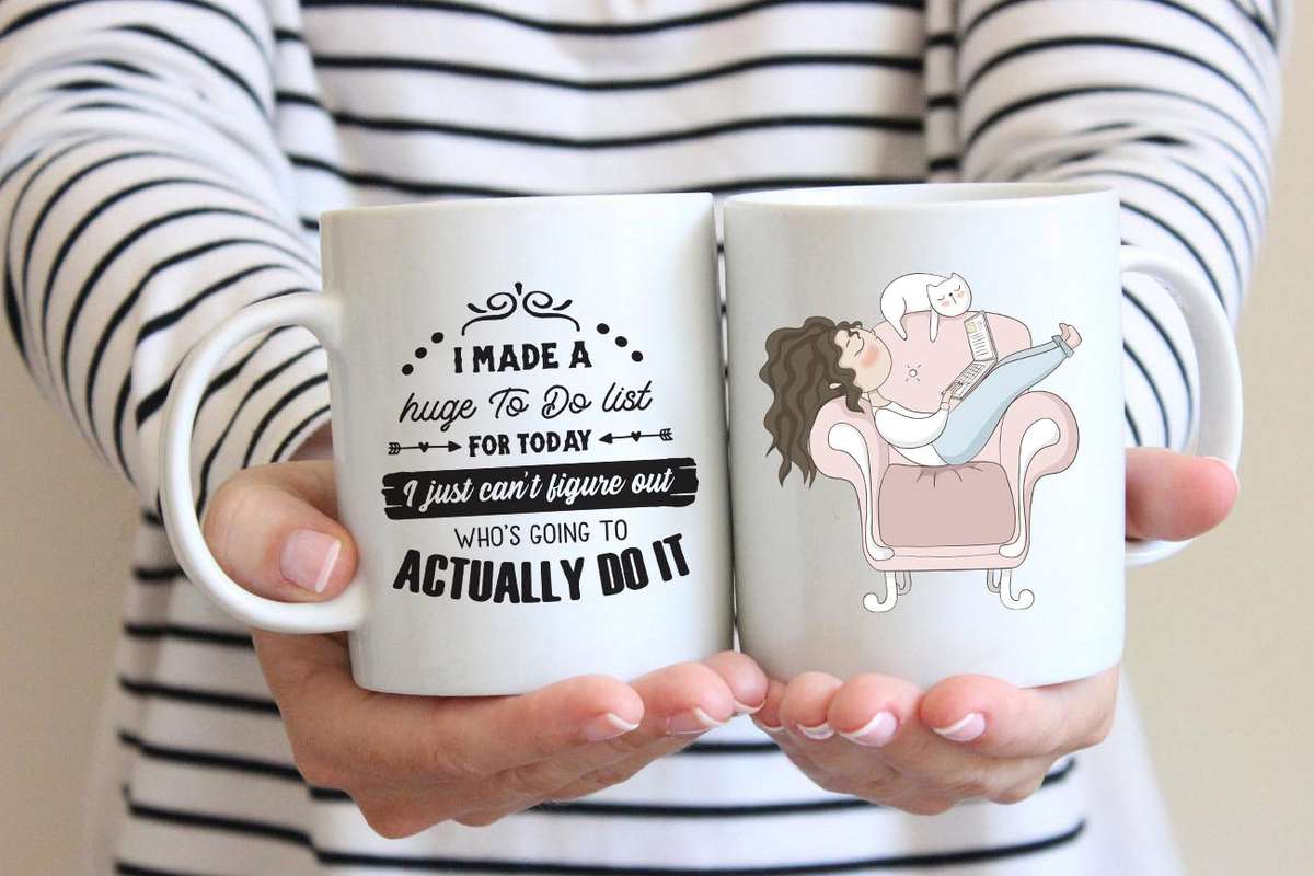 I made a huge to do list coffee mug