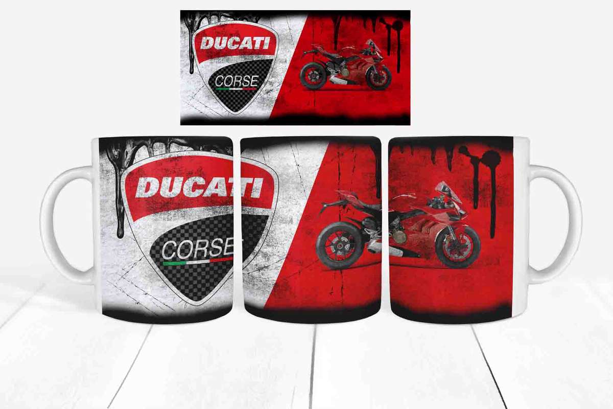 Ducati dirty oil coffee mug